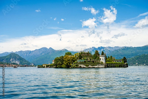 Obraz isola dei pescatori on lake maggiore at daylight
