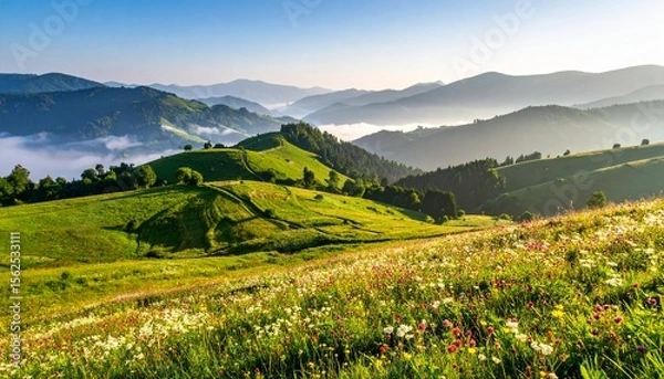 Obraz mountain landscape in the summer