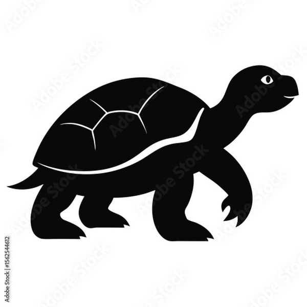 Obraz Silhouette of a Walking Turtle