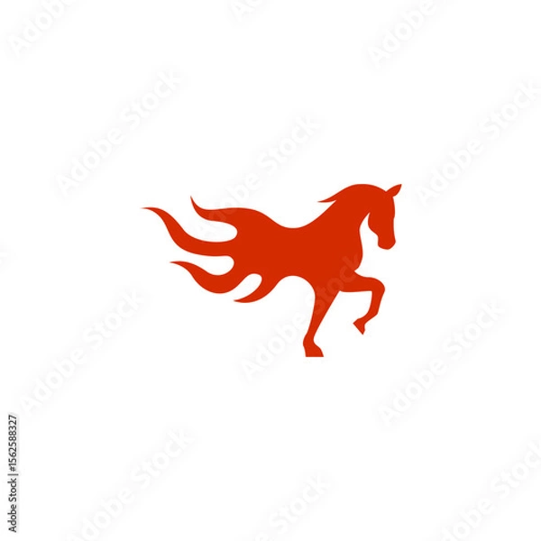 Obraz Fire house creative unique logo design.