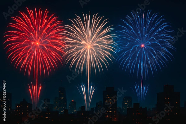 Fototapeta Independence Day of the United States – Patriotic Visuals for Commercial Use