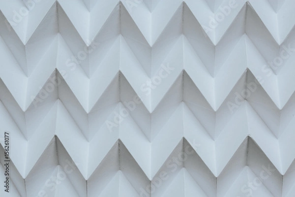 Fototapeta Monochrome abstract natural paper folded origami jigsaw futuristic pattern