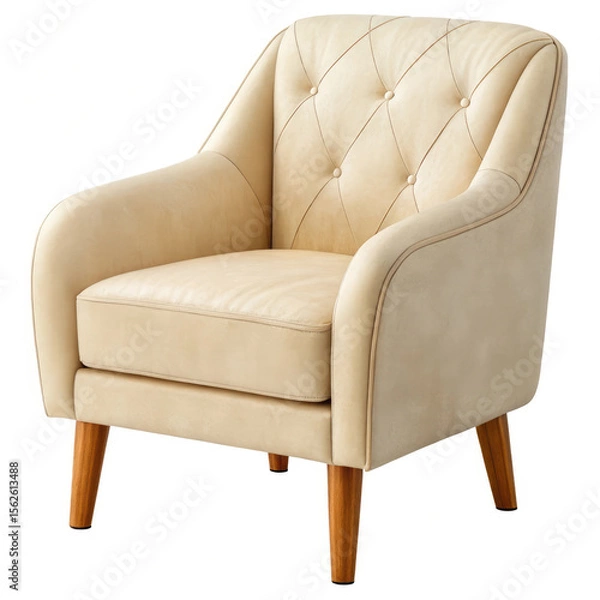 Obraz leather sofa isolated on white background