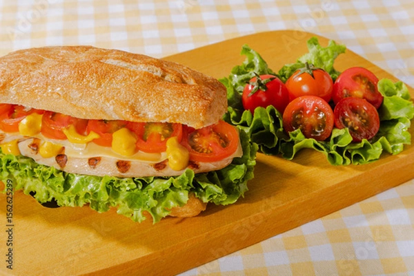 Obraz saludable sandwich