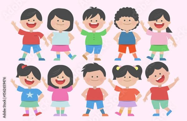 Fototapeta 子供のイラストセット