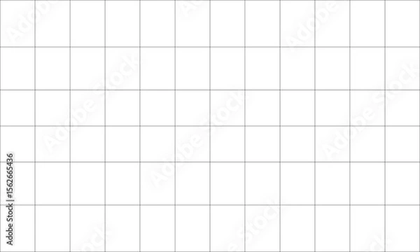 Obraz 30-Degree world map graticule (latitude-longitude) grid vector in compact Miller projection