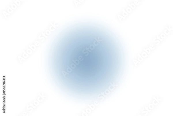 Obraz 青の円形ぼかしフレーム　グラフィック素材 