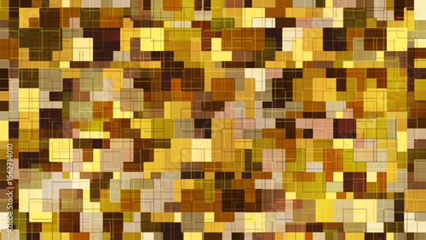 Fototapeta Bright abstract background featuring squares and rounded rectangles arranged in a grid