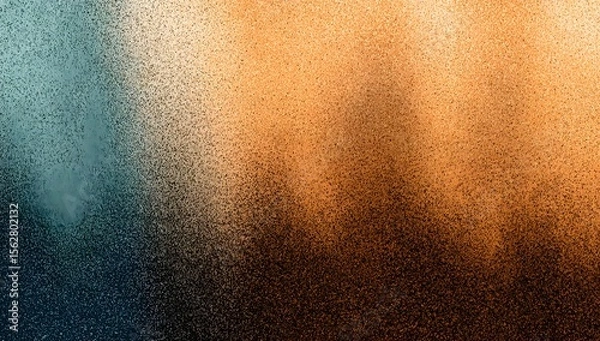 Fototapeta 
Abstract gradient background with a grainy texture, soft orange and teal colors, a grainy noise effect, a grain filter, a grain texture, a grainy gradient,