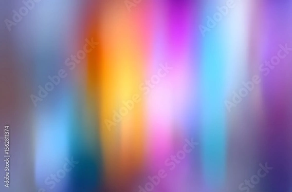 Fototapeta 
Blurred background of various colors, a light gradient background, blurred color blocks, colorful, soft tones, blurred edges, high resolution, wallpaper.