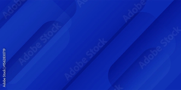 Fototapeta Abstract blue background with glowing geometric lines. Modern blue gradient square shape design. Futuristic technology concept. Suit for brochure, corporate, website, poster, banner, cover modern