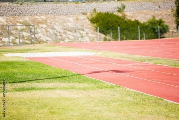 Obraz Athletic field on a sunny day