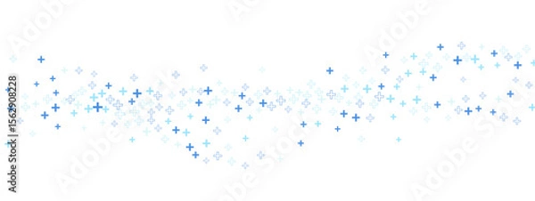 Obraz Plus background pattern for medical cross and sign with pharmacy or healthcare abstract texture. Emergency hospital doctor graphic by vector design.