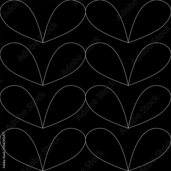 Obraz backdrop, colorful, retro, seamless, fabric, collection, element, frame, paper, drawing, beautiful, trendy, modern, pattern, line, vintage, daisy, petals, chamomile, white, illustration, background, f