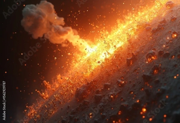 Fototapeta Close up of Flame Trajectory Art
