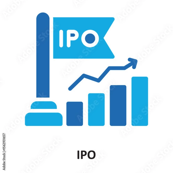 Fototapeta IPO  Vector Icon which can easily modify or edit