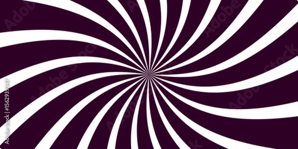 Obraz groovy 70s background with twisted sunburst. vector illustration Colourful grunge retro burst  illusion of depth and movement, resembling a stylized sunburst or hypnotic spiral