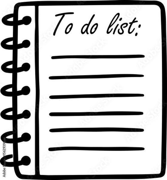 Fototapeta To do list