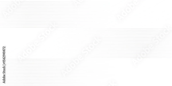 Obraz Vector white minimal seamless wavy lines pattern white and gray layers of transparent background.