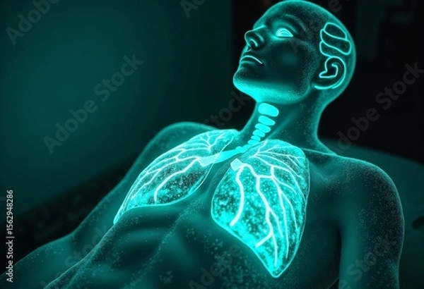 Obraz Perspective human body art image
