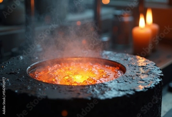 Obraz Lava crucible art scene