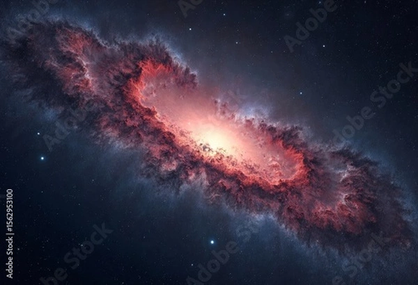 Obraz Spiral Galaxy Art Scene