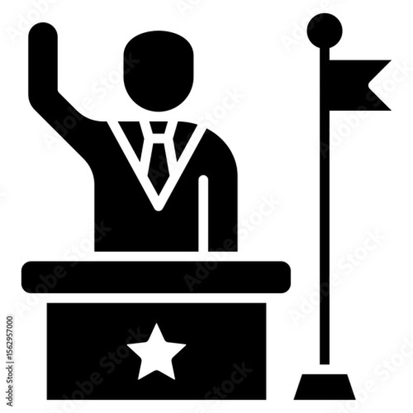 Fototapeta Executive Icon