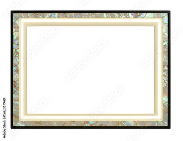 Fototapeta 螺鈿細工の額縁