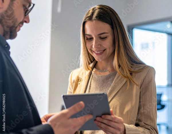 Obraz Gen Z Employee Onboarding - Young Professional Digital Integration Process