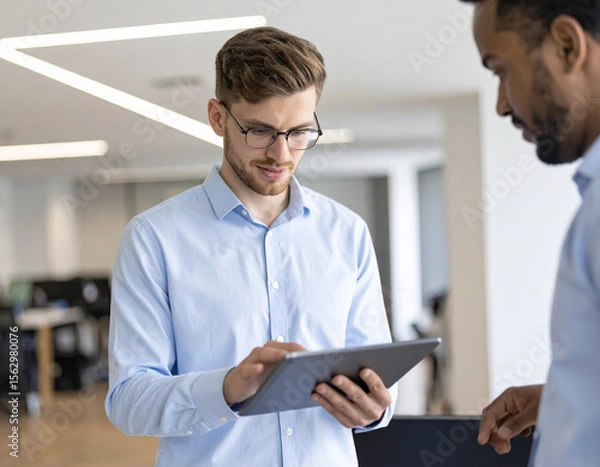 Obraz Gen Z Employee Onboarding - Young Professional Digital Integration Process