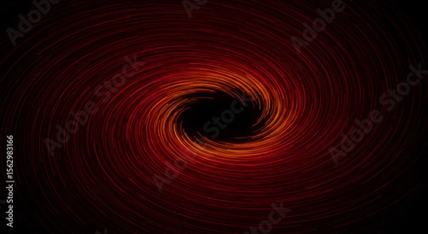 Obraz Abstract Red and Orange Swirling Vortex