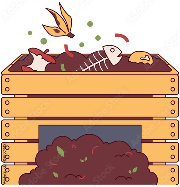 Obraz Compost Soil Icon
