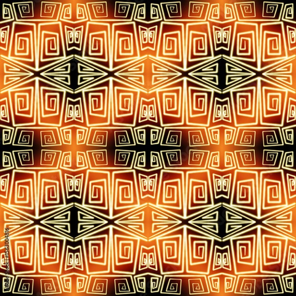 Obraz seamless geometric pattern