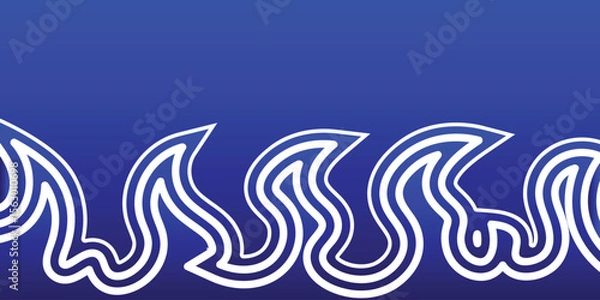 Obraz blue Fire Background. blue flame Background. long banner fire background. Flame Seamless Pattern. Fire flame seamless pattern.