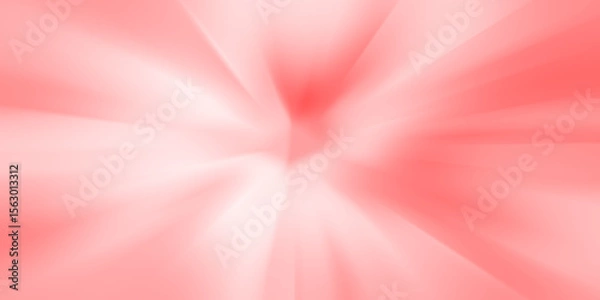 Fototapeta Soft pink abstract background with radial blur and glowing light effect in the center, creating a smooth and dreamy visual impression.

