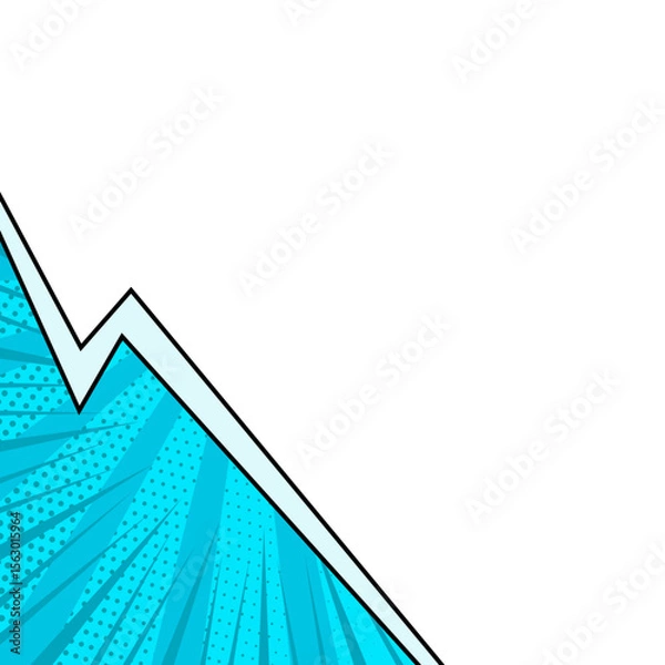 Fototapeta Comic Corner Frame