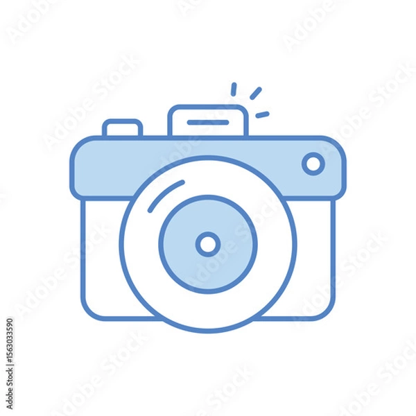 Fototapeta Flash Photography Icon vector stock illustration