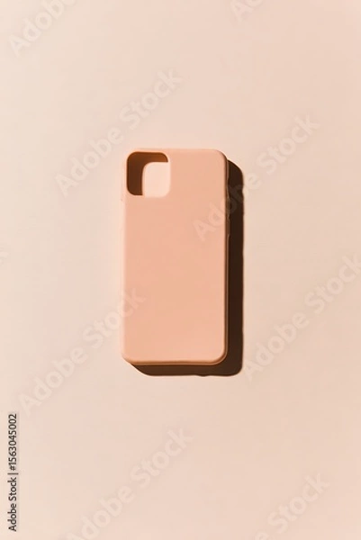 Fototapeta Peach-toned phone case