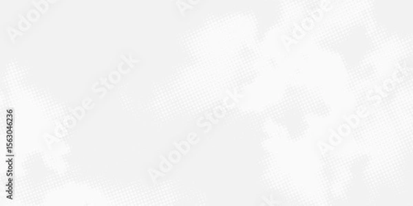 Fototapeta Dot white gray wave light technology texture background. Abstract big data digital