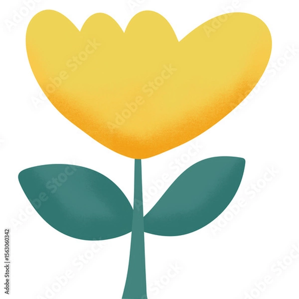 Obraz Yellow flower Artwork