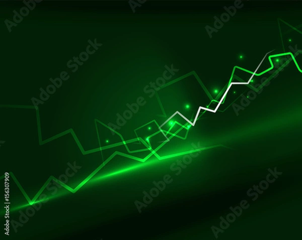 Obraz Neon lightning vector background