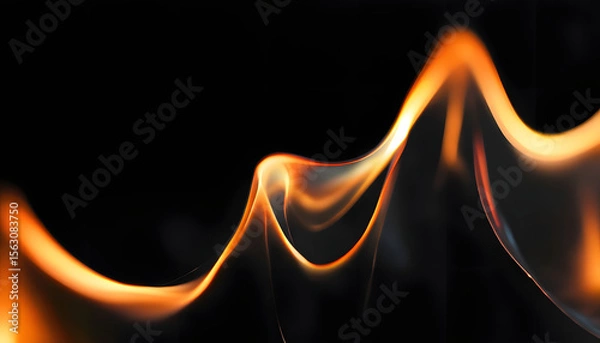 Fototapeta abstract glowing lines background