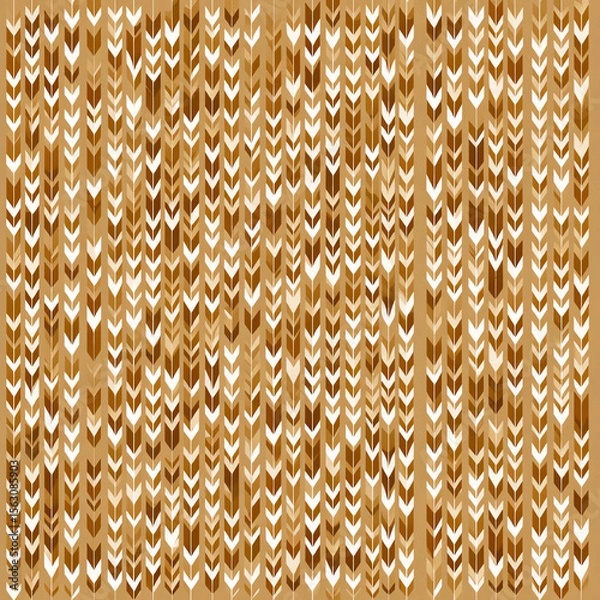 Obraz A brown and white patterned fabric with many arrows