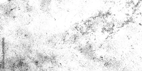 Fototapeta Abstract black and white grunge style texture, Concrete wall with cracks and scratches which can be used as a background, Texture of dust particle and dust grain on white background.	
