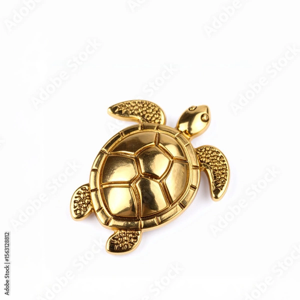 Obraz gold turtle
