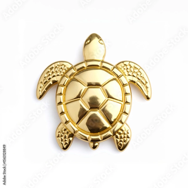Obraz gold turtle