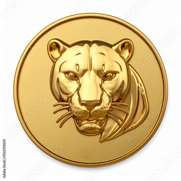 Obraz golden panthera