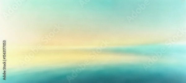 Obraz Serene Gradient Landscape in Soothing Hues of Nature Backdrop