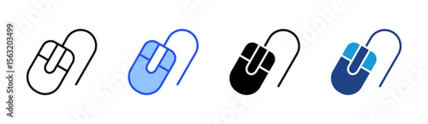 Fototapeta Mouse Click Icon
