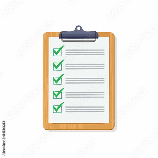 Obraz Checklist Clipboard Completed Tasks, Planning & Organization